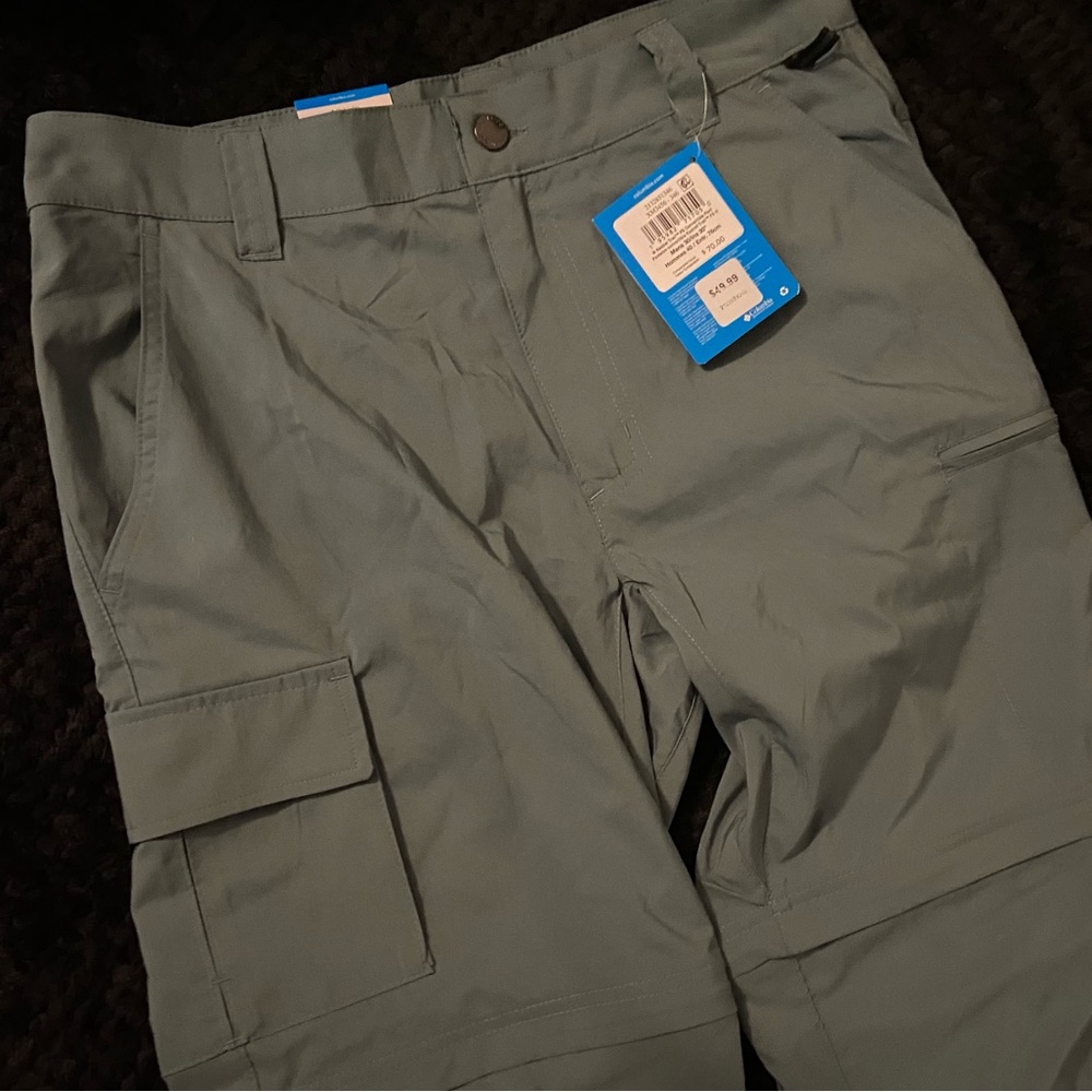 Columbia Men's Cargo Convertible Pants in Slate Blue